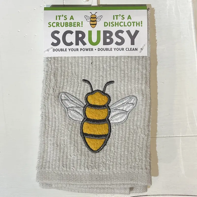 Scrubsy Honeybee-Shaped Silicone Scrubber 1