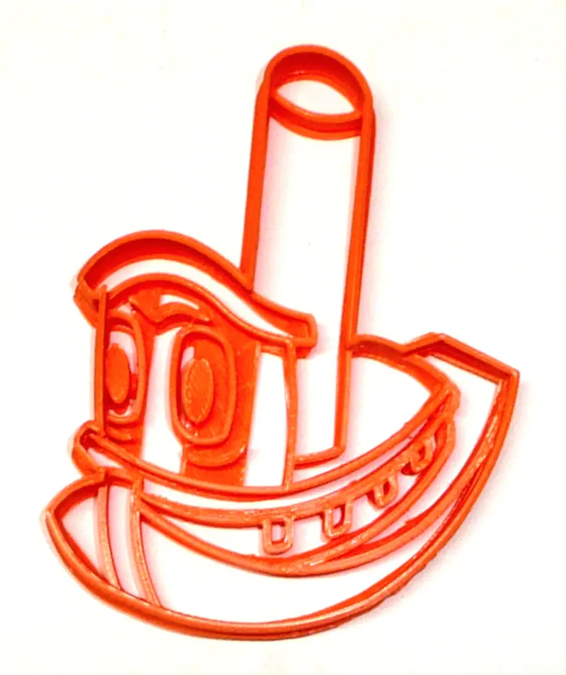 Scuffy The Tugboat Fondant Cutter Set – 6 Nautical-Themed Cupcake Toppers, 1.75", Food-Grade 1
