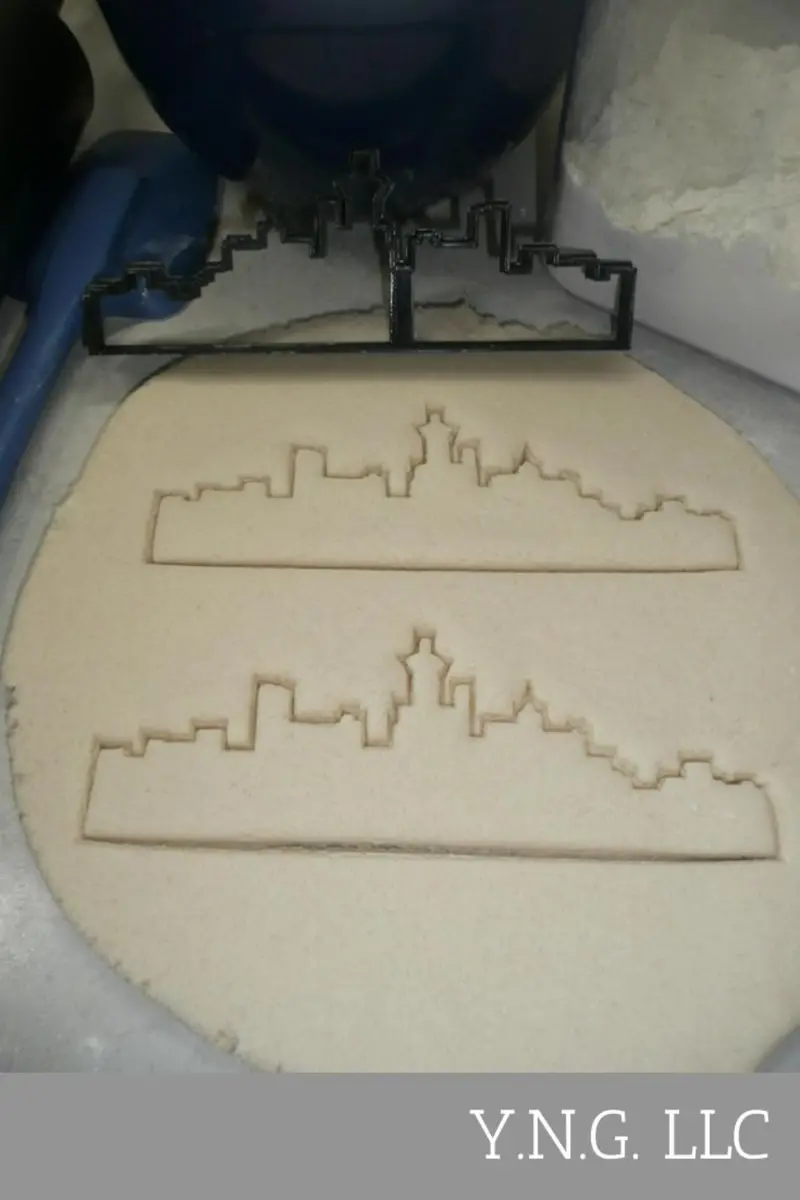 Seattle Wa Cookie Cutter – Space Needle & Downtown Skyline Silhouette, Usa-Made Pr4116 1