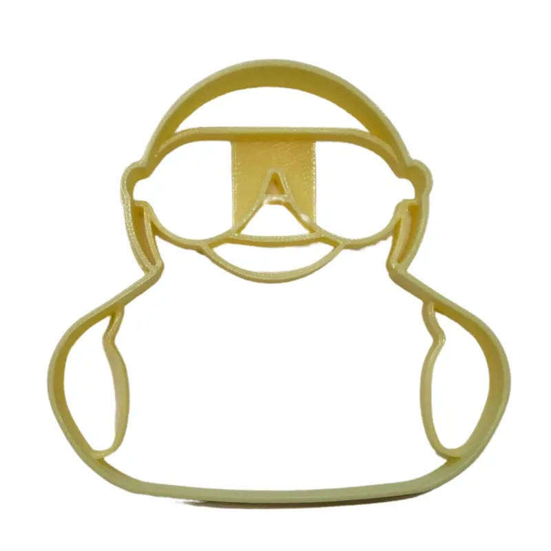 Set Of 6 Duck With Sunglasses Fondant Cutters – Fun 1.75" Cupcake Decorations, Usa-Made 1
