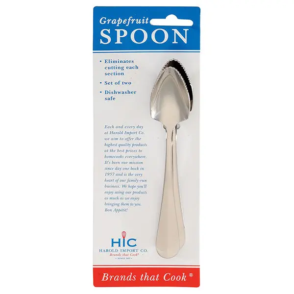 Set Of Two Stainless Steel Grapefruit Spoons – Ergonomic Citrus Scoops 1