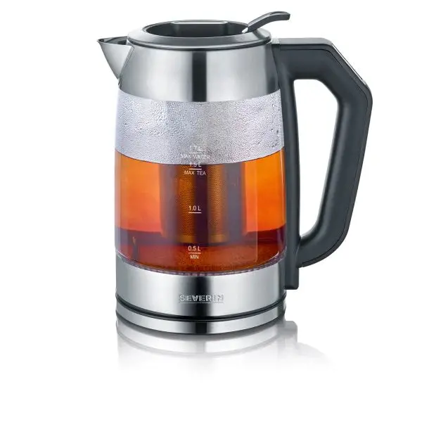 Severin Glass Tea Jug Kettle – 1.7L Transparent Borosilicate Design, 2200W 1