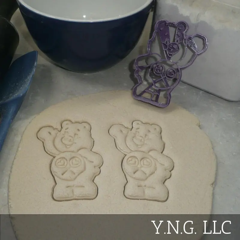 Share Bear Cookie Cutter – Purple Love Theme With Lollipops, Care Bears Collection Pr3994 1