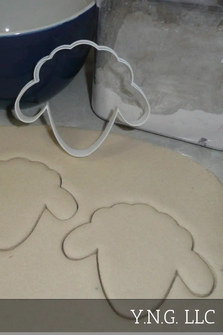 Sheep Face Cookie Cutter – Expressive Farm Animal Portrait Shape, Usa-Made Pr2434 1