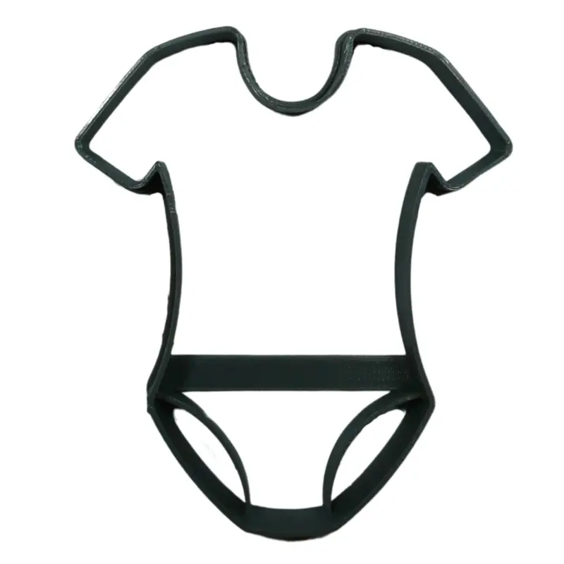 Short Sleeve Leotard Fondant Cutter Set – 6-Piece Performance Wear Cupcake Topper, 1.75", Usa-Crafted 1