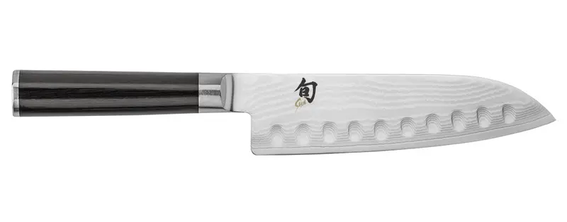 Shun Dm0718 Classic 7-Inch Hollow-Ground Santoku – Dual-Bevel, Effortless Slicing 1