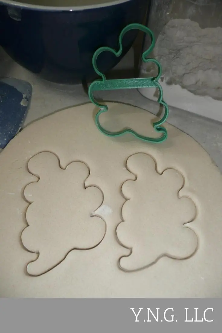 Simple Houseplant Cookie Cutter – Minimalist Round Leaf Landscape Baking Template, Usa-Made 1