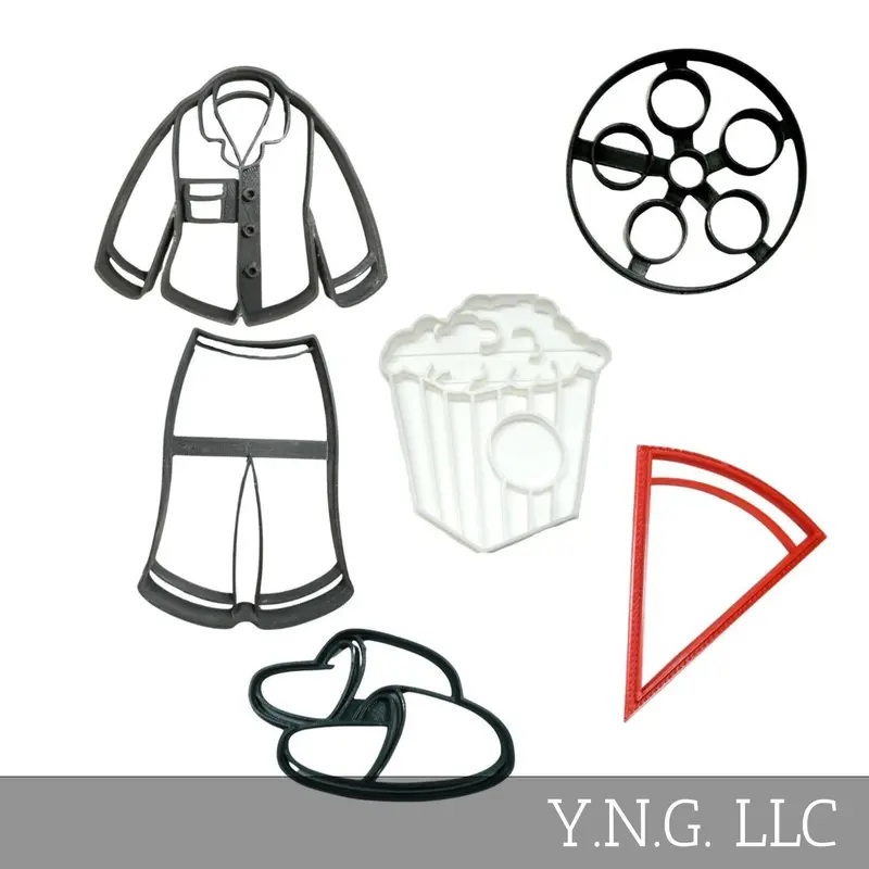 Slumber Party Cookie Cutters – Fun Pajama-Themed Baking Collection (6-Piece) 1