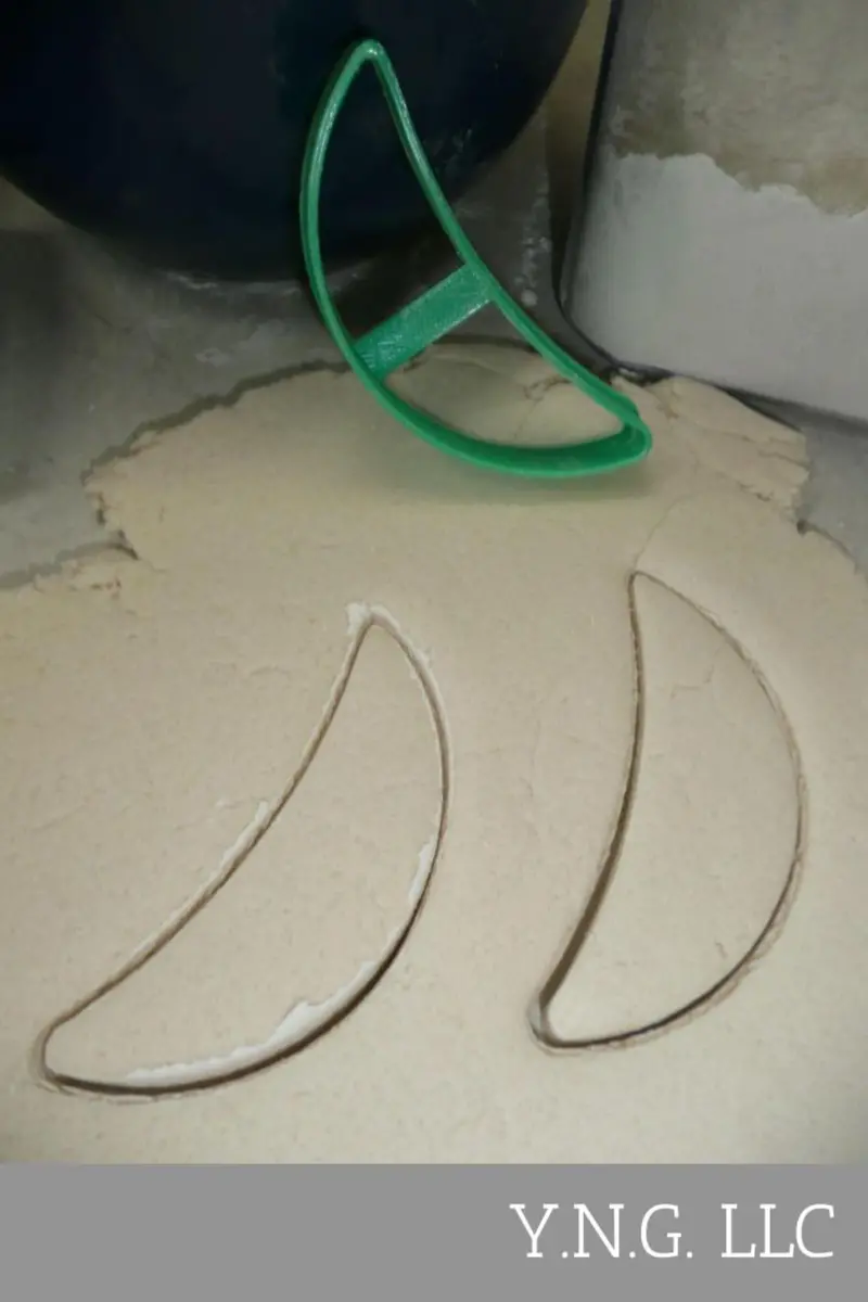 Snap Pea Cookie Cutter – Clean-Line Sugar Pod Vegetable Shape, Usa-Made 1