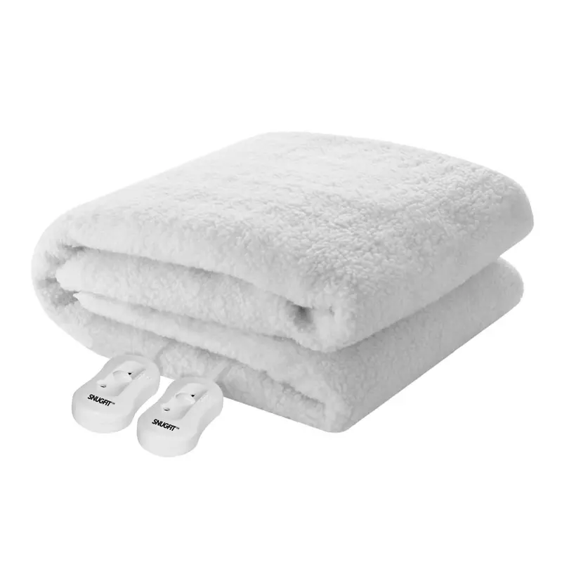 Snugfit Extra-Long Fully Fitted Electric Blanket With Sherpa Fleece 1