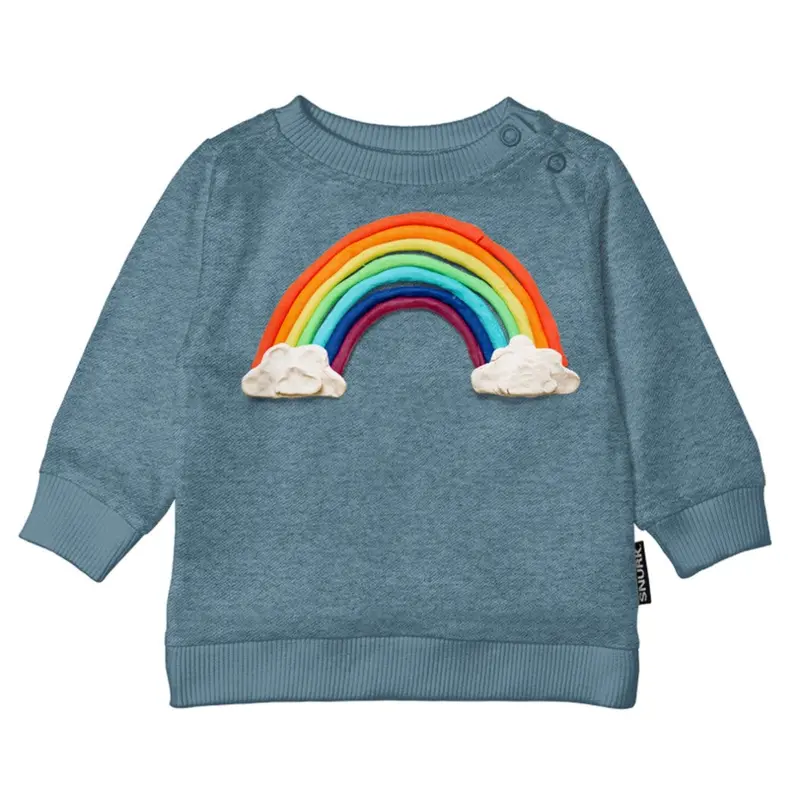 Snurk Clay Rainbow Baby Sweater 1