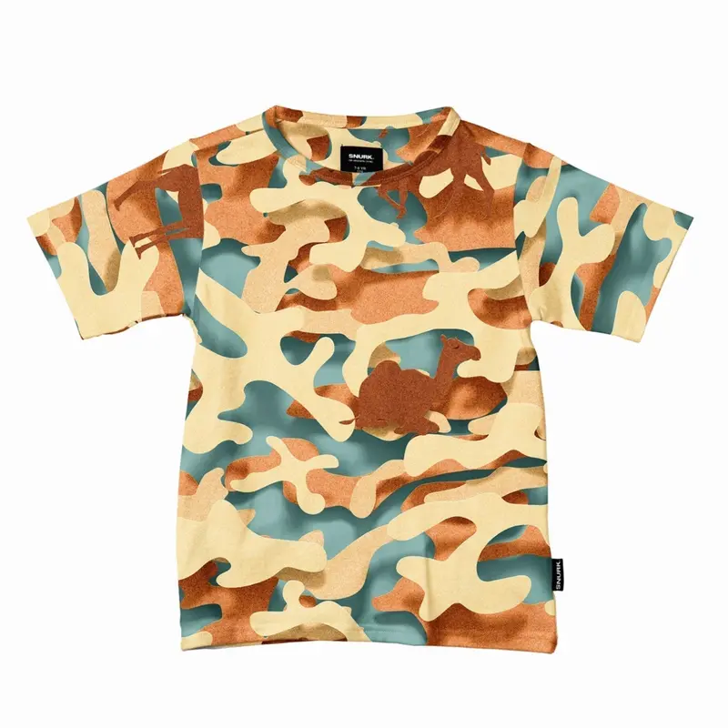 Snurk Paper Desert Print T-Shirt For Children 1