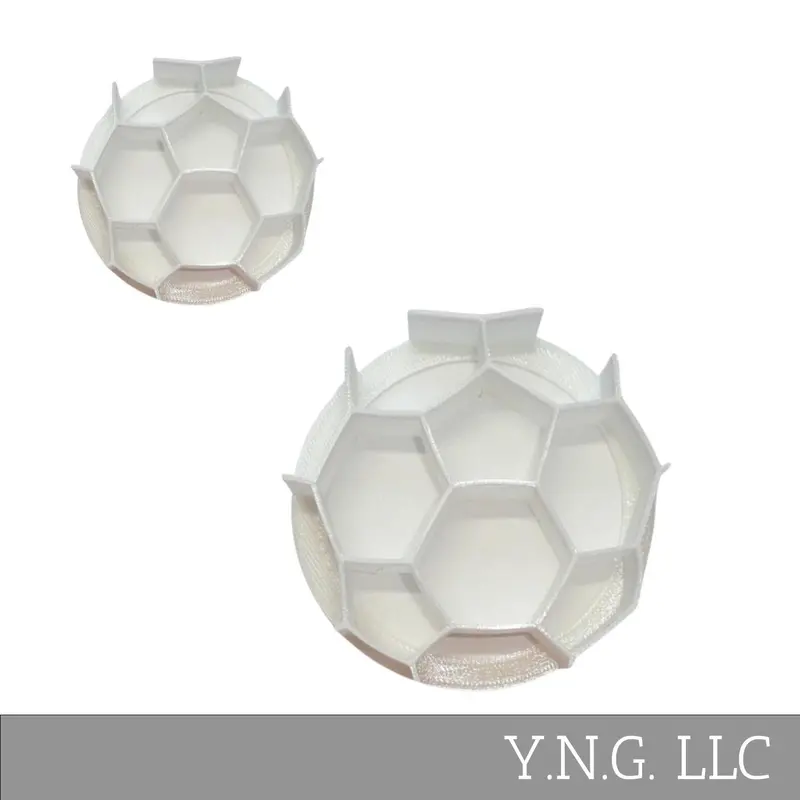 Soccer Ball Concha Stamp Set – Two-Size Football-Themed Bread Stamping Kit 1