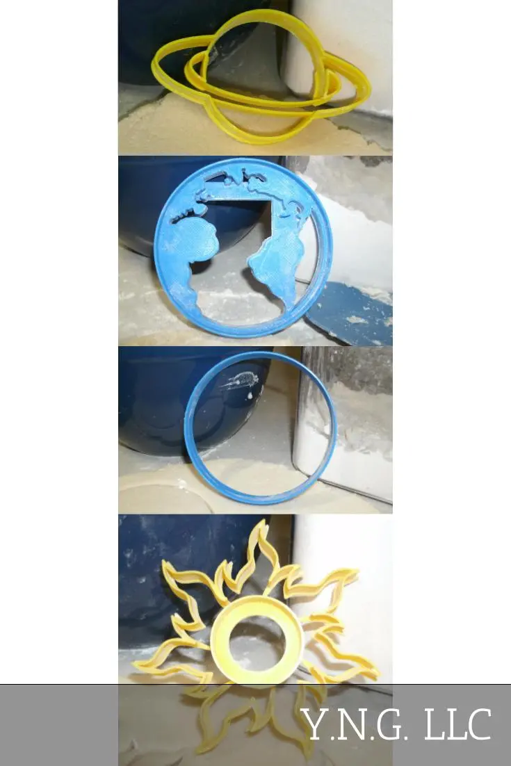 Solar System & Planets Cookie Cutter Set – 4-Piece Astronomy Science Theme Pr1298 1