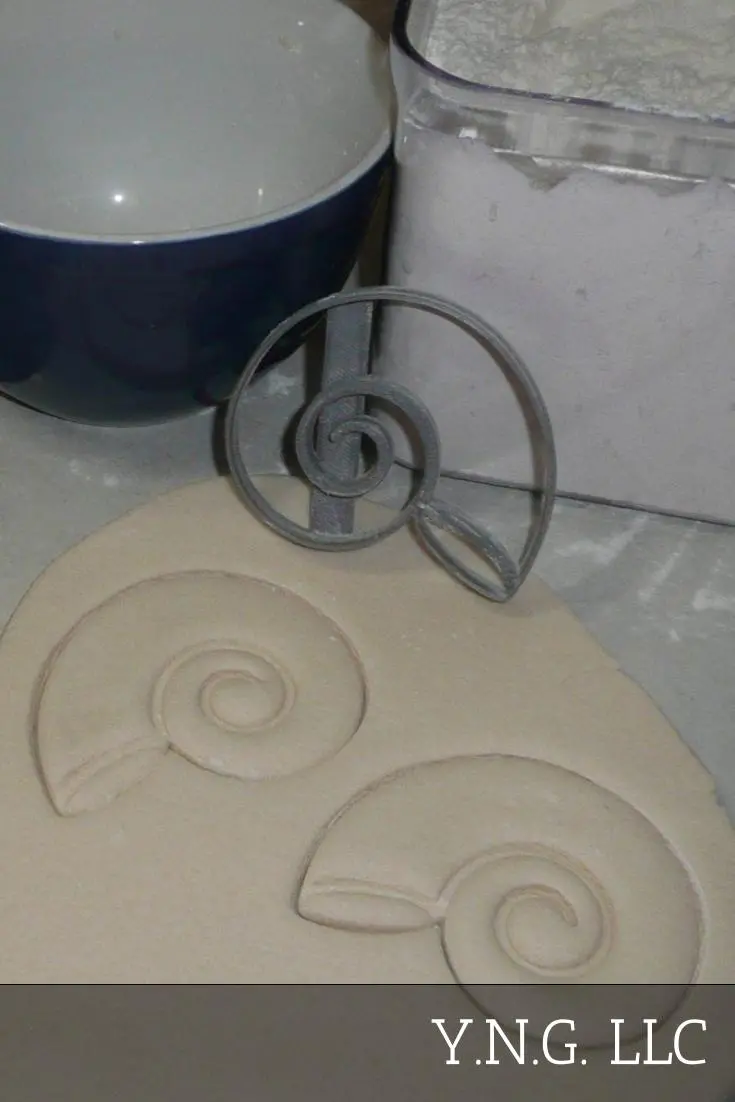 Spiral Sea Snail Cookie Cutter – Authentic Seashell Design, Usa-Made Baking Essential 1