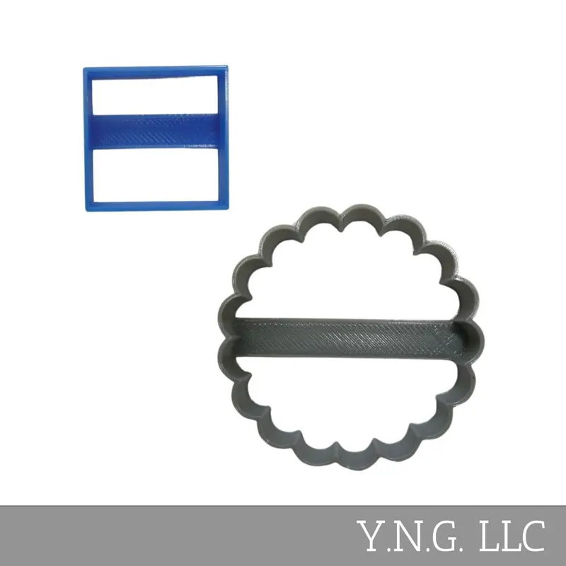 Square Linzer Cookie Cutters (2-Piece) – Contemporary Jam-Filled Baking Tools, Usa-Made 1