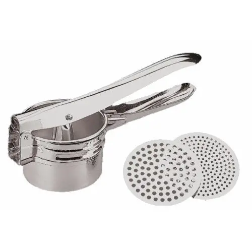Stainless Steel Potato Ricer With Dual Discs – Smooth Mashing Tool For Mashed Potatoes 1