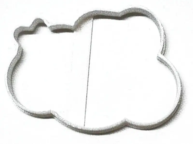 Star-Cloud Baby Fondant Cutter Kit – 6X Twinkling Cloud & Star Cupcake Topper, 1.75", Fda-Compliant Usa Design (Fd3147) 1