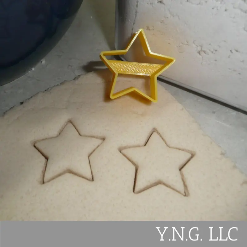 Star-Shaped Linzer Cookie Cutter For Jam-Filled Cookies – Made In Usa (Pr5140) 1