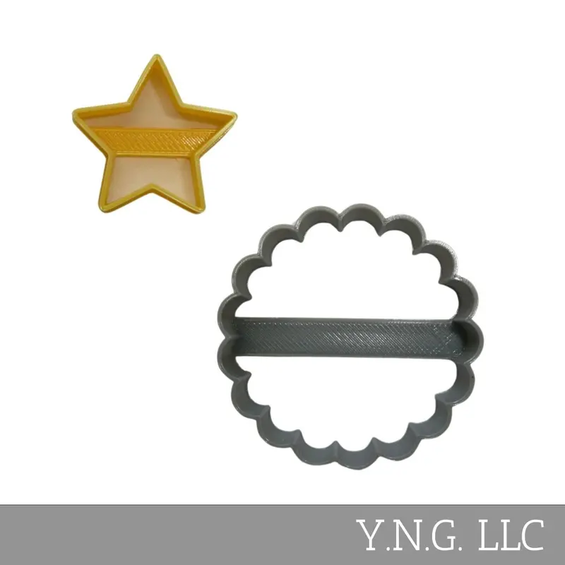 Star-Shaped Linzer Cookie Cutters (2-Piece) – Holiday Jam-Filled Baking Set, Usa-Made 1
