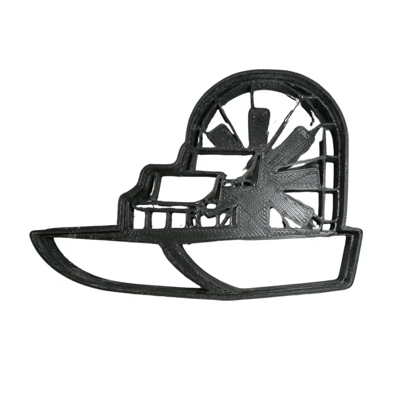 Swamp Airboat Fondant Cutter – 6-Pack Cupcake Topper, 1.75" Detailed Shape, Usa-Crafted 1