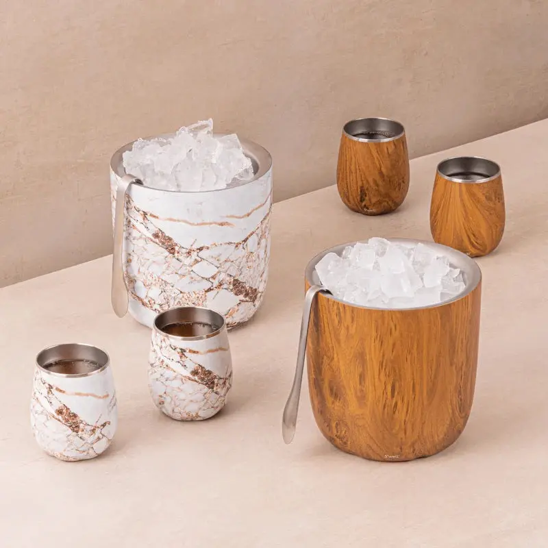 S’Well Insulated Ice Bucket With Stainless Steel Tongs 1