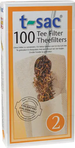 T-Sac #2 Compostable Tea Filters – Biodegradable Infusion Sachets 1