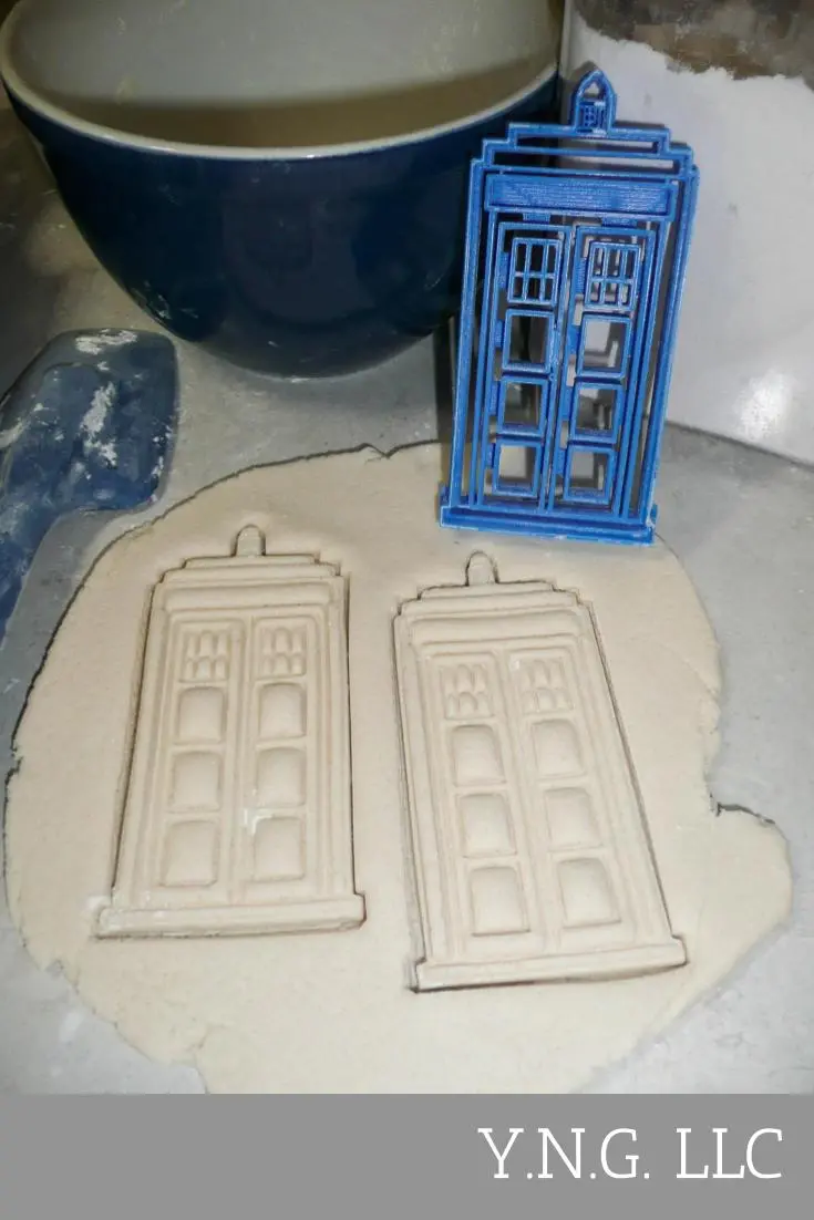 Tardis Time Machine Cookie Cutter Inspired By Doctor Who – Sci-Fi Fan Favorite, Made In Usa 1