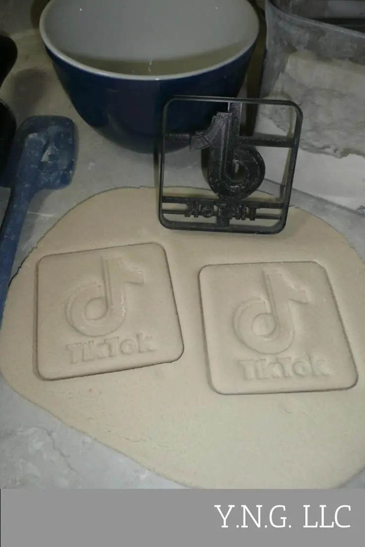 Tiktok Video Icon Cookie Cutter – Modern Social Media Baking Shape (Usa Made, Pr3809) 1