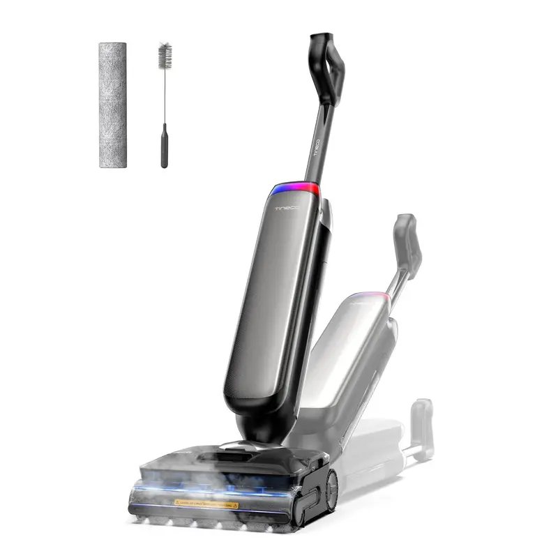Tineco Floorr One S9 Artist Cordless Wet/Dry Vacuum – Silver Smart Floor Cleaner 1