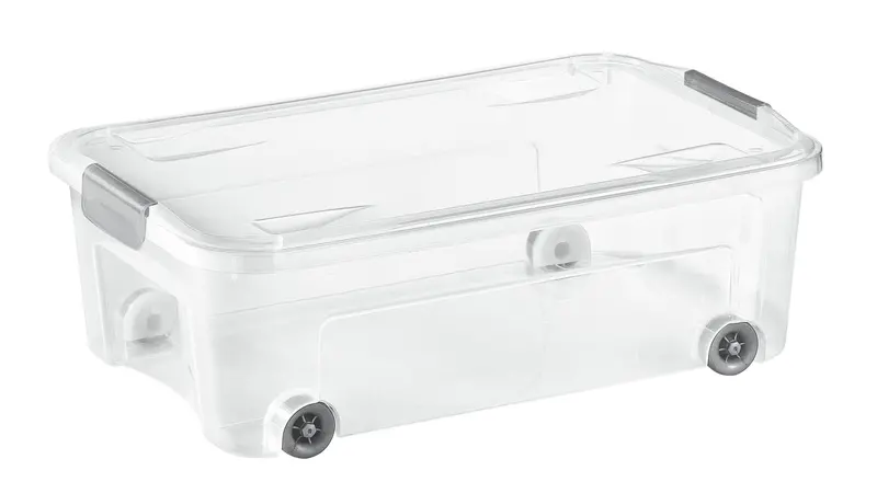 Tontarelli 29.5L Wheeled Combi Box With Locking Clips 1