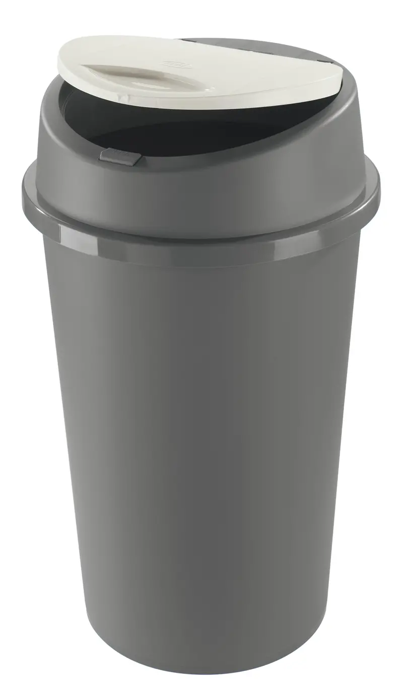 Tontarelli Bingo 25L Press-Top Round Waste Bin 1
