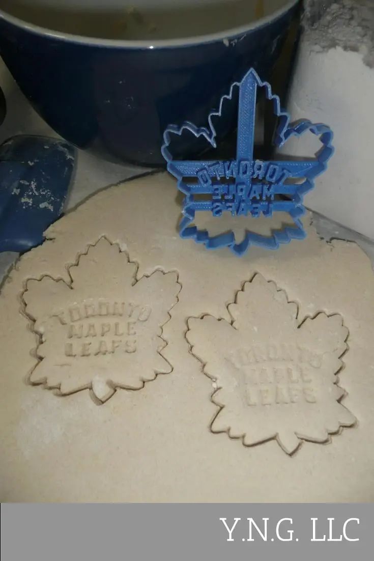 Toronto Maple Leafs Nhl Cookie Cutter – Official Team Logo Inspired, Usa-Made 1