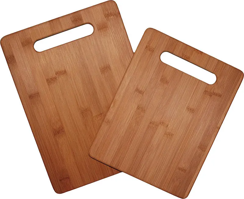 Totally Bamboo 2-Piece Reversible Bamboo Cutting Board Set 1