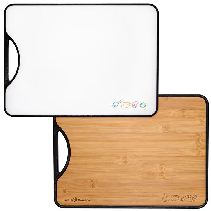 Totally Bamboo Poly-Boo Reversible Cutting Board – 15" X 11" Dual-Surface Design 1