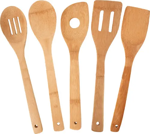 Totally Bamboo Utensil Set – 5-Piece Eco-Friendly Kitchen Tools 1