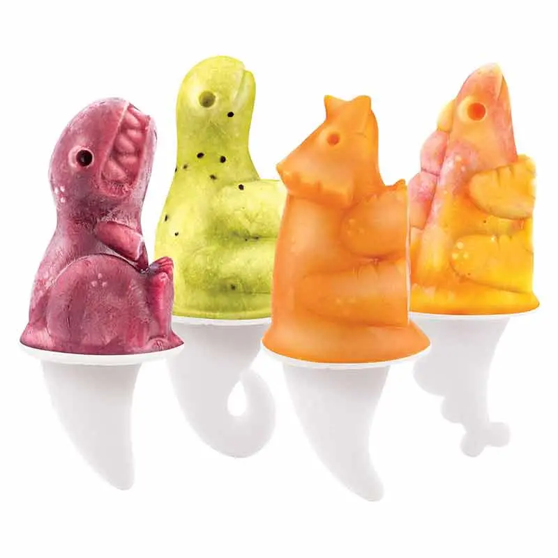 Tovolo Dino-Shaped 3D Ice Pop Molds (Set Of 4) 1