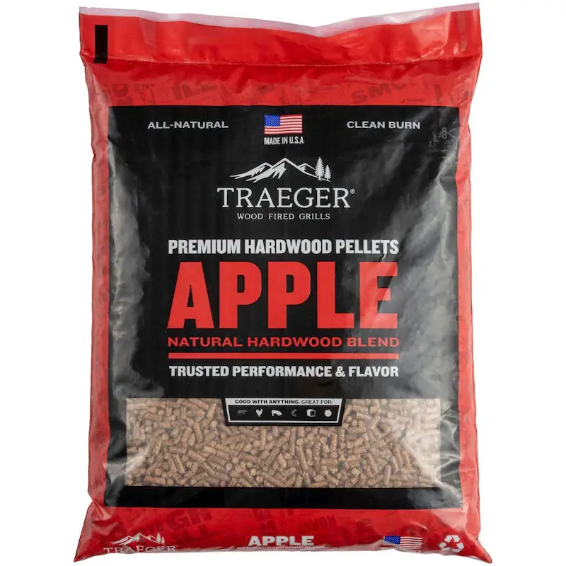 Traeger Apple Hardwood Pellets – 20 Lb Bag (Pel318) 1