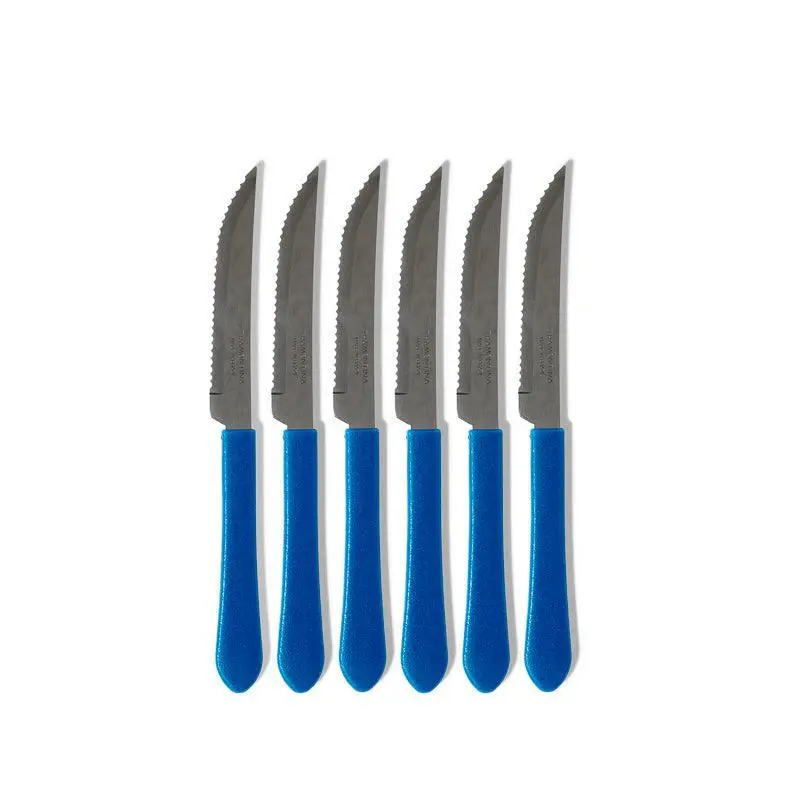Tramontina Blue Steak Knife Collection (6-Pack) 1