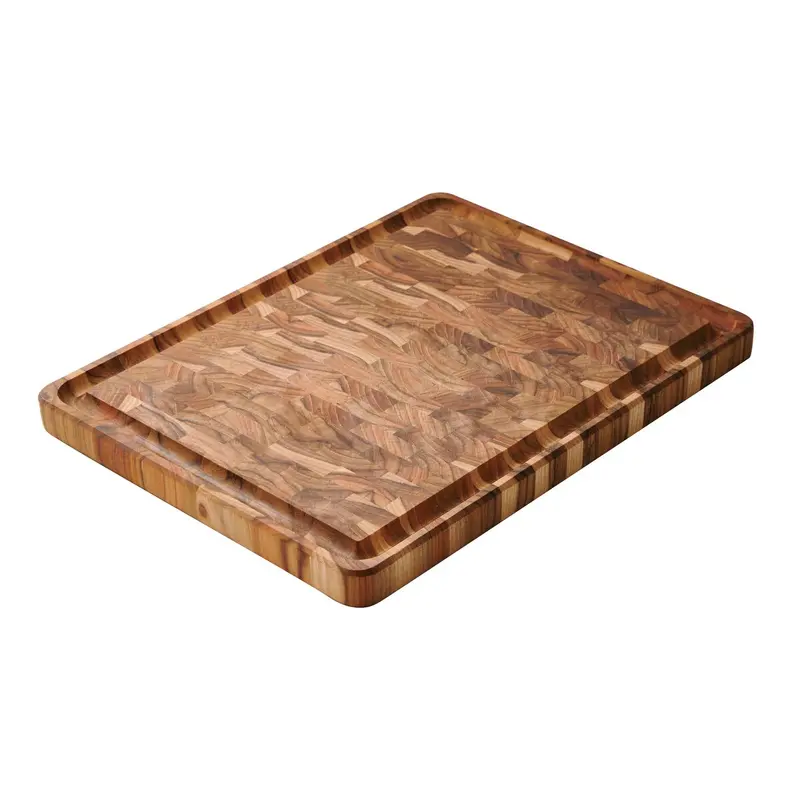Tramontina Churrasco End-Grain Hardwood Cutting Board – Large, Durable, And Juice-Grooved (81000/034) 1