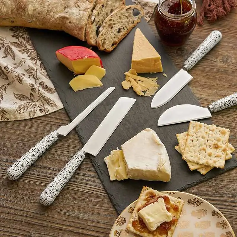 True Stainless Steel Cheese Knife Set (4-Piece) 1