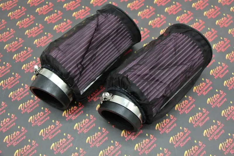 Twin K&N-Style Pod Air Filters For Keihin Pwk 38/39/41Mm Carbs – Banshee Compatible 1