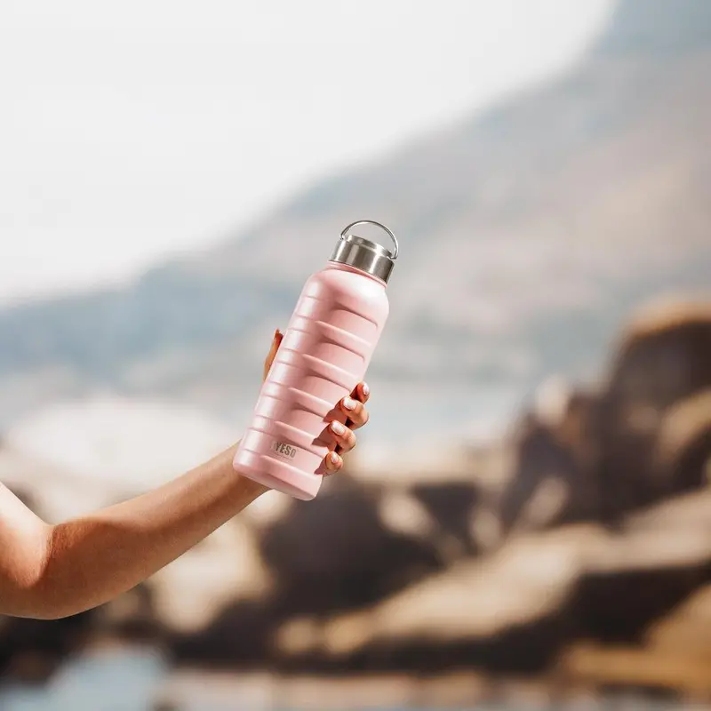 Tyeso Blush Pink Stainless Steel Insulated Water Bottle 1