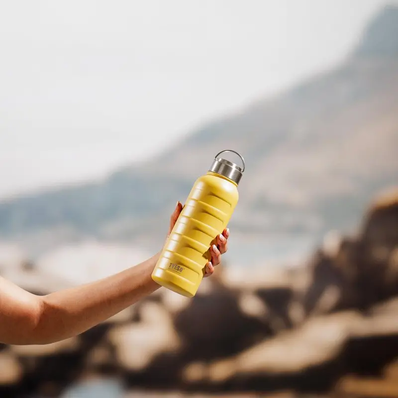 Tyeso Citron-Hued Stainless Steel Insulated Water Bottle 1