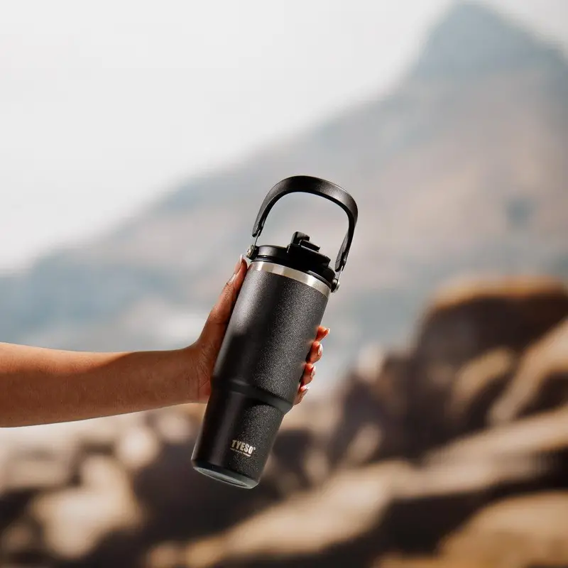 Tyeso Matte Black Stainless Steel Double-Wall Tumbler 1