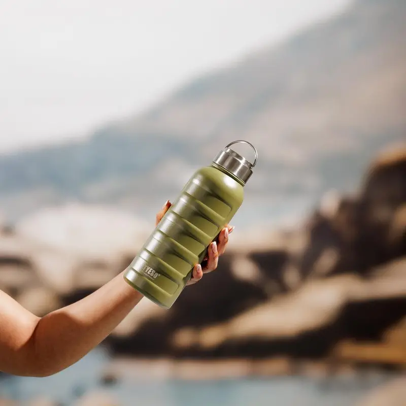 Tyeso Olive-Tone Stainless Steel Insulated Water Bottle 1