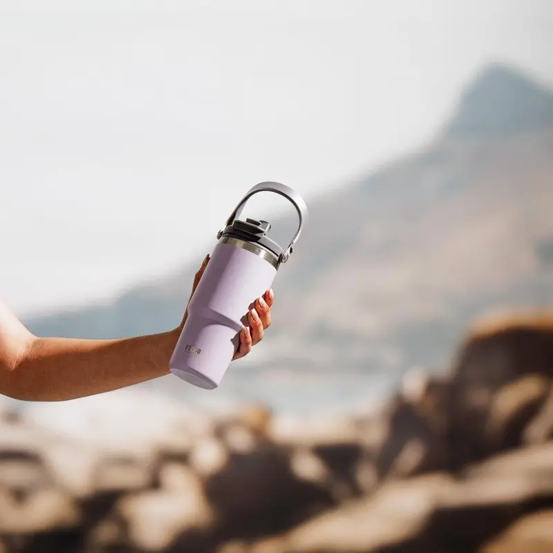 Tyeso Purple Stainless Steel Tumbler – Sleek Insulated Drinkware 1