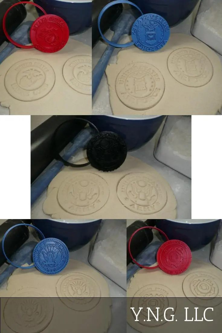 U.S. Military Branch Cookie Cutter Set – 10-Piece Armed Forces Collection, Usa Pr1567 1