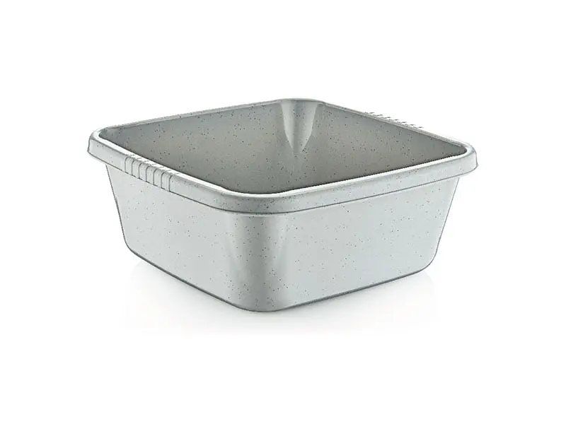 Ucsan Space-Saving Square Basin – 6.5-Liter Capacity, 29X29X12 Cm 1