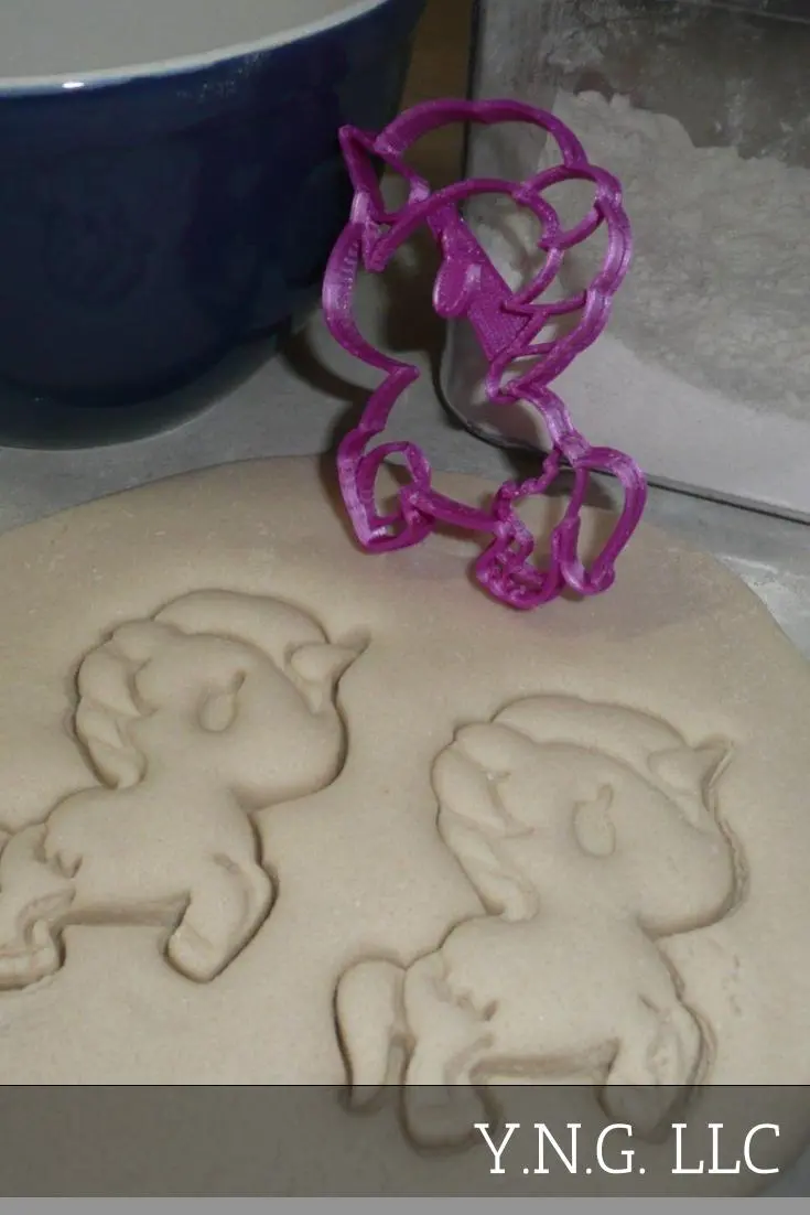 Unicorn Full-Body Cookie Cutter – Spiraled Horn & Mythical Silhouette, Usa-Made Design (Pr2382) 1
